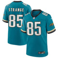 Mens Jacksonville Jaguars #85 Brenton Strange Nike Teal Throwback Vapor F.U.S.E. Limited Jersey
