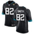 Mens Jacksonville Jaguars Retired Player #82 Jimmy Smith Nike Black Vapor Untouchable Limited Jersey
