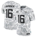 Men’s Jacksonville Jaguars Trevor Lawrence #16 Arctic Camo 2024 Salute to Service Limited Jersey