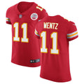 Mens Kansas City Chiefs #11 Carson Wentz Nike Red Vapor Untouchable Limited Jersey