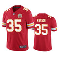 Men’s Kansas City Chiefs #35 Jaylen Watson Red Vapor Untouchable Limited Jersey
