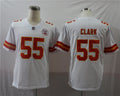 Men’s Kansas City Chiefs #55 Frank Clark Nike White Game Football Jersey