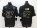 Men’s Kansas City Chiefs #87 Travis Kelce Black Jersey