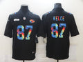 Men’s Kansas City Chiefs #87 Travis Kelce Black Jersey