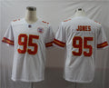Men’s Kansas City Chiefs #95 Chris Jones Nike White Game Football Jersey