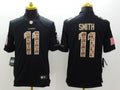 Men’s Kansas City Chiefs Alex Smith #11 Black Jersey
