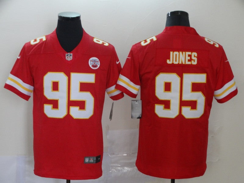 Men’s Kansas City Chiefs Chris Jones #95 Red Jersey