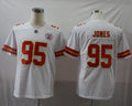Men’s Kansas City Chiefs Chris Jones #95 White Jersey
