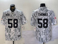 Men’s Kansas City Chiefs Derrick Thomas #58 Arctic Camo 2024 Salute to Service Retired Limited Jersey