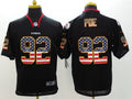 Men’s Kansas City Chiefs Dontari Poe #92 Black Jersey
