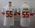 Men’s Kansas City Chiefs Frank Clark #55 White Jersey