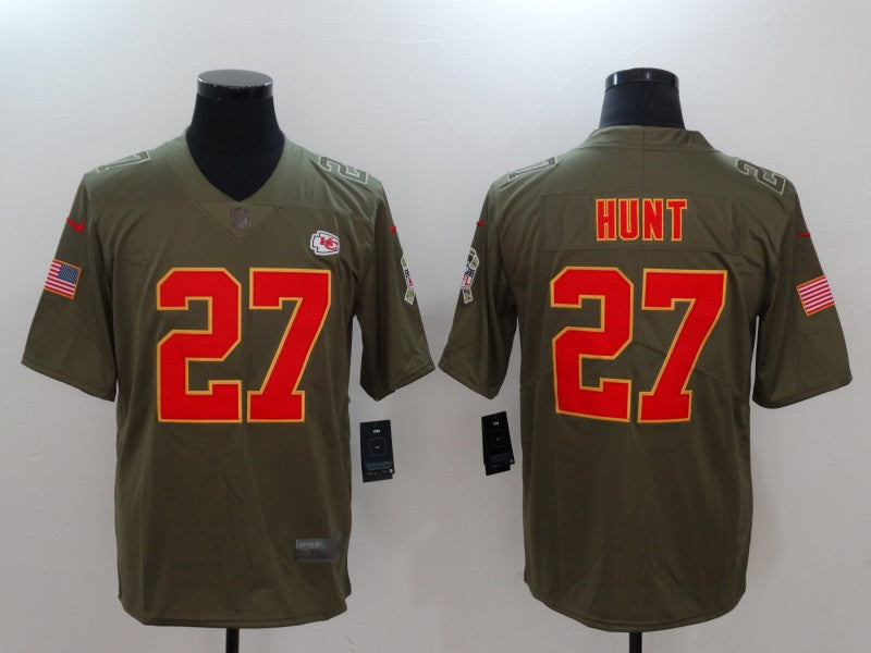 Men’s Kansas City Chiefs Hunt Brown Jersey