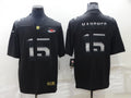 Men’s Kansas City Chiefs Patrick Mahomes #15 Black Vapor Elite Jersey