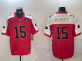 Men’s Kansas City Chiefs Patrick Mahomes #15 Red Alternate Jersey