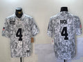 Men’s Kansas City Chiefs Rashee Rice #4 Arctic Camo 2024 Salute to Service Limited Jersey