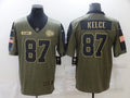 Men’s Kansas City Chiefs Travis Kelce #87 Brown Jersey