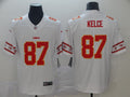 Men’s Kansas City Chiefs Travis Kelce #87 White Jersey