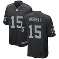 Men’s Las Vegas Raiders #15 Gardner Minshew II Nike Black Vapor Untouchable Limited Player Jersey