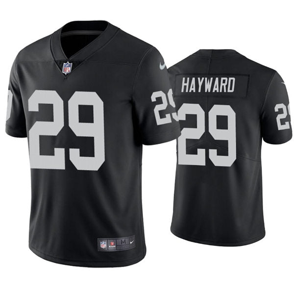 Mens Las Vegas Raiders #29 Casey Hayward Nike Black Vapor Limited Jersey