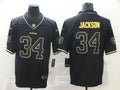 Men’s Las Vegas Raiders #34 Bo Jackson Black Authentic Jersey