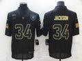 Men’s Las Vegas Raiders #34 Bo Jackson Black Jersey