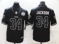 Men’s Las Vegas Raiders #34 Bo Jackson Black Jersey