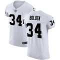 Men’s Las Vegas Raiders #34 Brandon Bolden Nike White Vapor Untouchable Limited Player Jersey