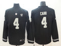Men’s Las Vegas Raiders #4 Derek Carr Black Jersey