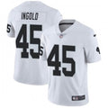 Men’s Las Vegas Raiders #45 Alec Ingold Limited White Vapor Untouchable Jersey