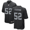 Men’s Las Vegas Raiders #52 Denzel Perryman Nike Black Vapor Limited Jersey