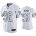 Mens Las Vegas Raiders #92 Solomon Thomas Nike White Color Rush Legend Player Jersey