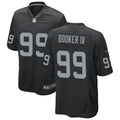 Men’s Las Vegas Raiders #99 Thomas Booker IV Nike Black Vapor F.U.S.E. Limited Player Jersey
