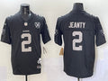 Men’s Las Vegas Raiders Ashton Jeanty #2 Black 2025 NFL Draft First Round Pick Jersey