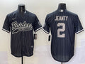 Men’s Las Vegas Raiders Ashton Jeanty #2 Black Team Jersey