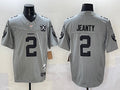 Men’s Las Vegas Raiders Ashton Jeanty #2 Gray Jersey
