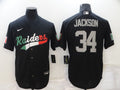 Men’s Las Vegas Raiders Bo Jackson #34 Black Jersey Joint Edition