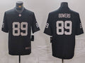 Men’s Las Vegas Raiders Brock Bowers #89 Black 2024 NFL Draft First Round Pick Jersey