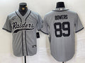 Men’s Las Vegas Raiders Brock Bowers #89 Gray Jersey