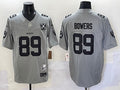 Men’s Las Vegas Raiders Brock Bowers #89 Gray Jersey
