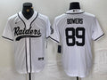 Men’s Las Vegas Raiders Brock Bowers #89 White Jersey