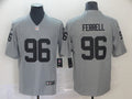Men’s Las Vegas Raiders Clelin Ferrell #96 Gray Inverted Legend Jersey
