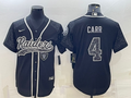 Men’s Las Vegas Raiders Derek Carr #4 Black RFLCTV Limited Jersey Joint Edition