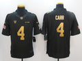 Men’s Las Vegas Raiders Derek Carr #4 Black Team Jersey
