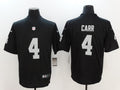 Men’s Las Vegas Raiders Derek Carr #4 Black Vapor Jersey Black