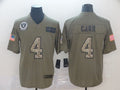 Men’s Las Vegas Raiders Derek Carr #4 Brown Alternate Jersey