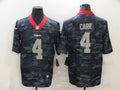 Men’s Las Vegas Raiders Derek Carr #4 Gray Camouflage Jersey