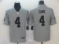 Men’s Las Vegas Raiders Derek Carr #4 Gray Inverted Legend Jersey