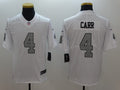 Men’s Las Vegas Raiders Derek Carr #4 White Jersey