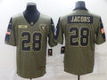 Men’s Las Vegas Raiders Josh Jacobs #28 Brown Authentic Jersey