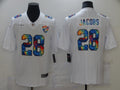 Men’s Las Vegas Raiders Josh Jacobs #28 White Jersey
